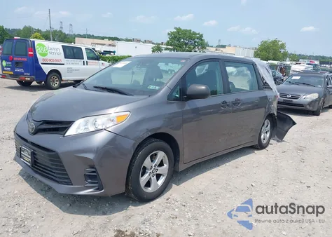 2018 Toyota Sienna L 7 Passenger from USA, damaged, VIN 5TDZZ3DC8JS901442